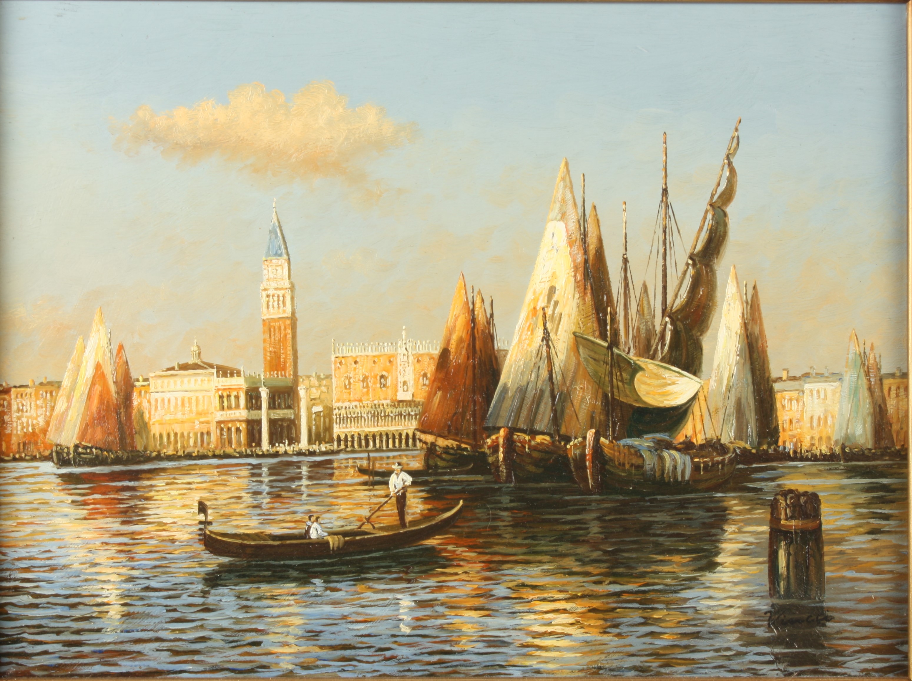 Michaela VINCCI Venetian Scenes A pair of oils Each signed 30 x 40cm - Image 2 of 4