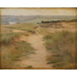 Henri Alphonse LAURENT-DESROUSSEAUX Sand Dunes in a Landscape Oil on panel Signed and dated