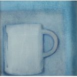 Jessica COOPER Small White Cup Acrylic and oil on canvas Initialled,