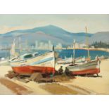 Eric Haysom CRADDY Palamós, Costa Brava Oil on board Signed Inscribed and dated 1970 37 x 49.