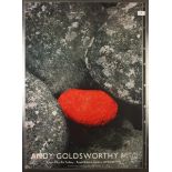 ANDY GOLDSWORTHY Poster for Leeds City Art Gallery 1990 83 x 59 cm