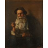 GRUBER Portrait of a bearded man Oil on board Signed 40 x 31cm