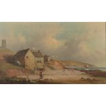 William GIBBONS Seaside Mill Oil on canvas Signed and dated 1870 37 x 62cm