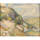 Hugh GRESTY Landscape Watercolour Signed 50 x 60cm Condition report: The online