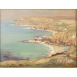 Donald H FLOYD North Cornwall Coast Oil on canvas Signed,