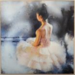 Ivan MADZHAROV The Fairy Ballerina Oil on canvas Signed 50 x 50cm