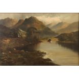 William RICHARDS 'Queens View Killie Crankie' and 'Brig O Doon' Scotland A pair of oils on