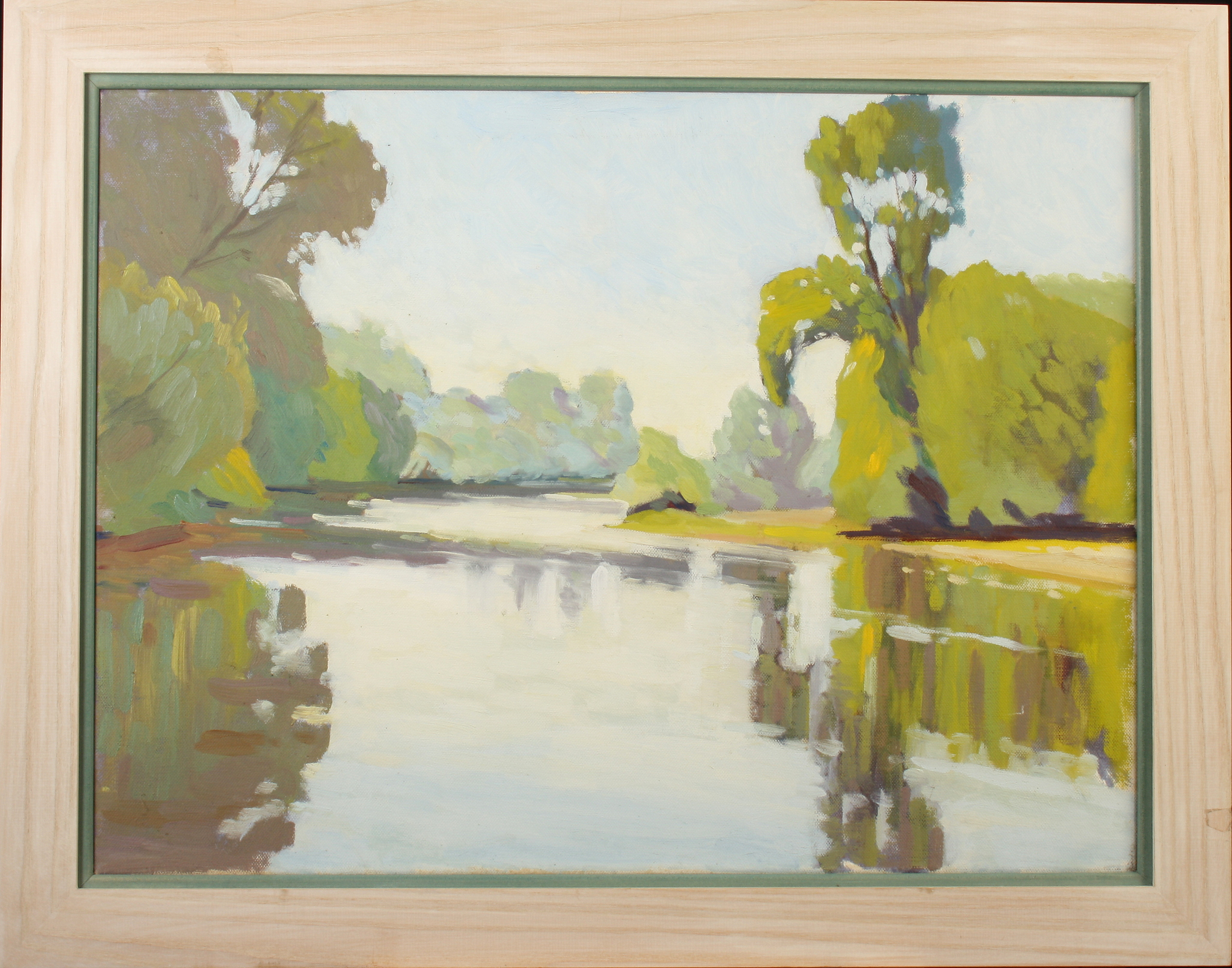 Barrie BRISCOE The Loire Oil on canvas 46 x 60cm - Image 2 of 2