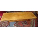 A G Plan E. Gomme teak coffee table, height 40cm, width 137cm, depth 49cm.