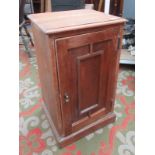 An Arts and Crafts oak bedside cabinet,