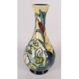A Moorcroft pottery 'Lamia' pattern baluster vase, shape 80, by Rachel Bishop,