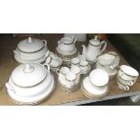 A Royal Doulton 'Clarendon' pattern part tea and coffee service, H.