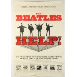 The Beatles 'Help!' poster, 95.5 x 63.5cm.