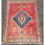 A Hamadan rug, North West Persia,
