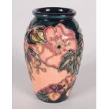 A Moorcroft pottery 'Oberon' pattern vase, shape 393, by Rachel Bishop,