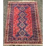 An Afshar rug, South West Persia,