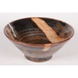 A Trevor Corser Leach pottery footed bowl,