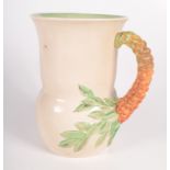 A Clarice Cliff Newport Pottery 'My Garden' series jug, No.677, height 19cm, width 16.5cm.