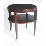 A French Art Deco rosewood occasional table, in the style of Emile-Jacques Ruhlmann,