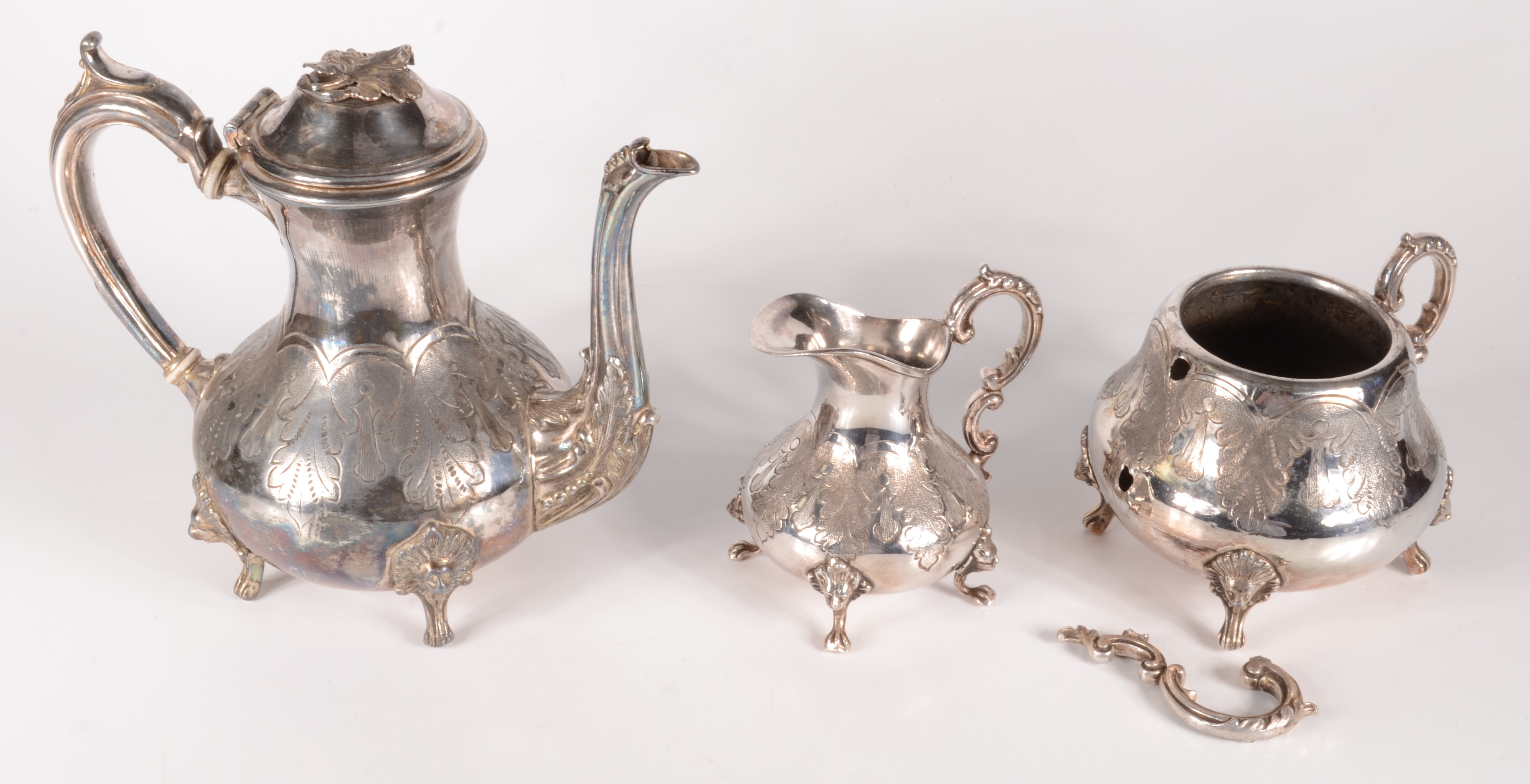 Miscellaneous, to include a three piece silver plated coffee set, - Image 2 of 3