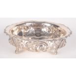 A Victorian silver sugar bowl by Charles Stuart Harris,