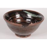 A Trevor Corser Leach pottery footed bowl,
