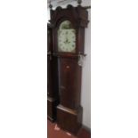 A mahogany eight day longcase clock, early 19th century,