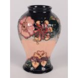 A Moorcroft pottery 'Oberon'' pattern vase, shape 65, by Rachel Bishop,