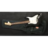 A Fender Stratocaster copy Cleca electric guitar, with case.