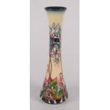 A Moorcroft pottery 'Minuet' pattern vase, by Nicola Slaney, shape 365,