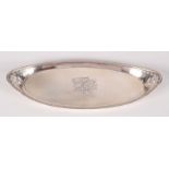 A George III silver spoon tray in Adam's style by Robert Hennell, London 1782, 3.5oz.