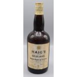 Haig's Gold Label Blended Scotch Whisky, circa 1960s, 70% proof, height 26.5cm.