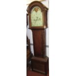 A mahogany eight day longcase clock, 19th century,
