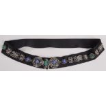 An important Arts and Crafts belt attributed to Bernard Cuzner, in pierced,