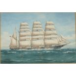 Pelham JONES Four Masted Barque,