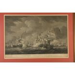 Hellyer after Thomas Whitcombe The Battle of Camperdown A large engraving