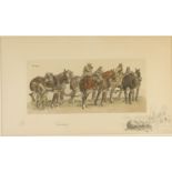 Charlie Johnson PAYNE Gunners Print Signed in pencil Sight size 39 x 69cm Together with an