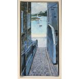 Colin BROWN St Ives Two oils on canvas Each monogrammed and dated 2013 Each inscribed to the