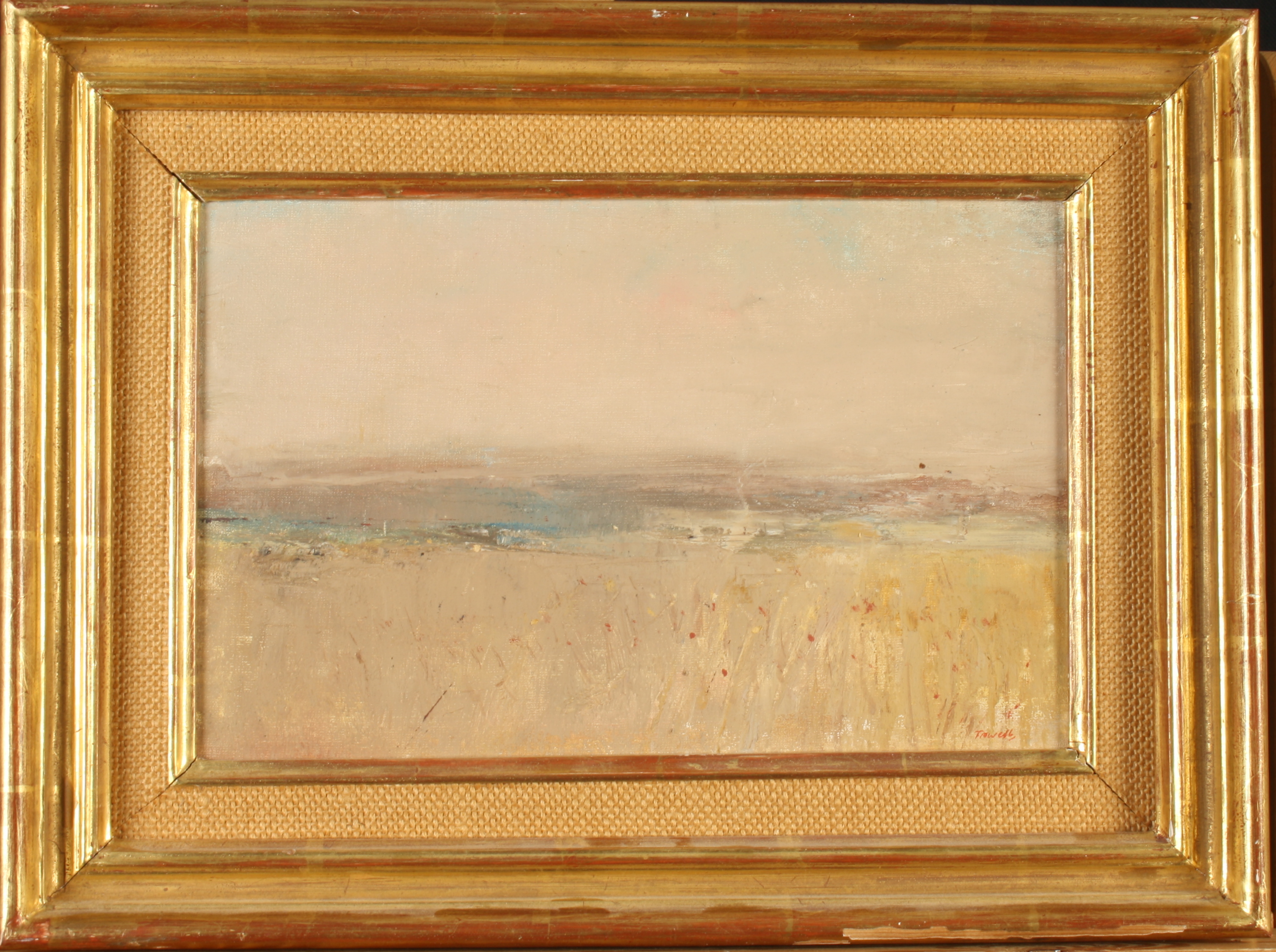 Ernest TROWELL Summer Evening Oil on canvas Signed 18.5 x 28. - Image 2 of 2