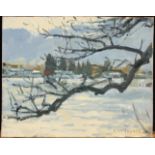 Ken HOWARD A Winter Landscape,