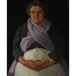 Joan MANNING-SANDERS Gracie Oil on canvas Signed and dated 1927 82 x 64 cm Exhibited Irish Salon,