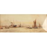 William Henry PEARSON Millwall Watercolour Signed and inscribed Together with a second marine