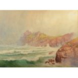 Douglas PINDER Gurnards Head Watercolour Signed 52 x 72cm