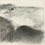 Paul WADSWORTH Kennack Sands Charcoal Signed and inscribed 31 x 31cm