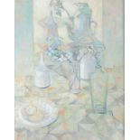 June MILES Still Life Oil on canvas Signed and dated '88 to the back 49 x 39cm