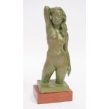 Barbara TRIBE Malinee Bronze Signed and dated 1973 Artists label to the base Height including