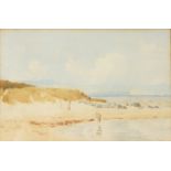 Charles Henry HOWORTH Figures on a beach Watercolour Signed and dated 1896 19.5 x 29.