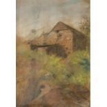 Hariette Anne SEYMOUR Watermill Pastel Signed 47 x 33cm