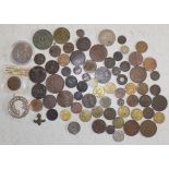 Miscellaneous 17th century coins and tokens including early European.