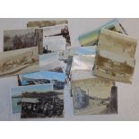 Cornwall:- A collection of postcards in several real photographic including Chacewater and Gwennap